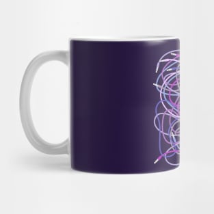 Modular Synth Patch Cables Mug